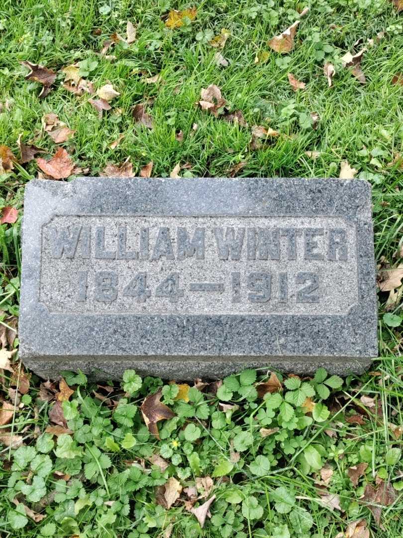 William Winter's grave. Photo 3