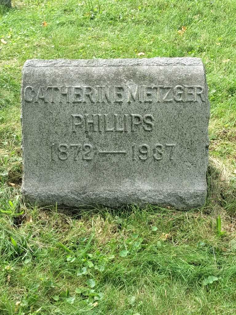 Catherine Metzger Phillips's grave. Photo 4