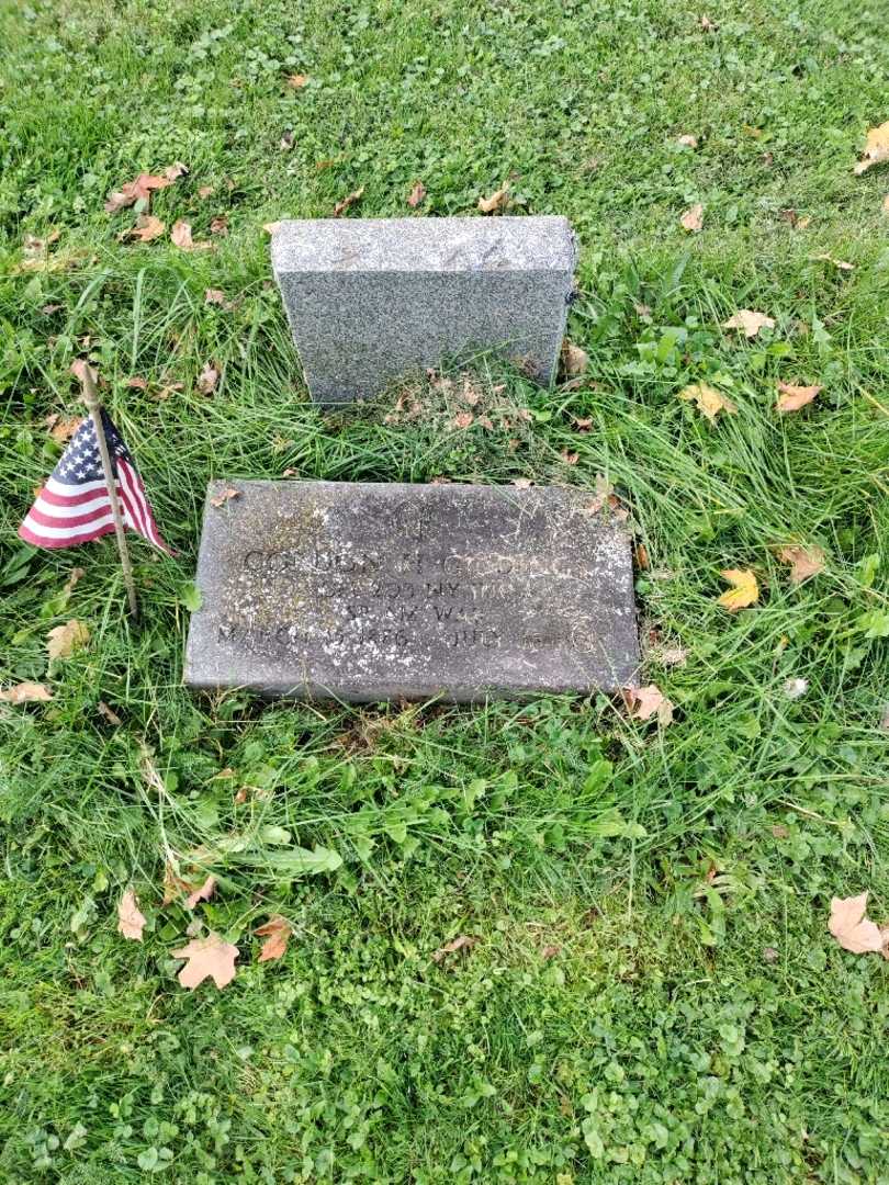 Gordon Hobson Giddings's grave. Photo 2