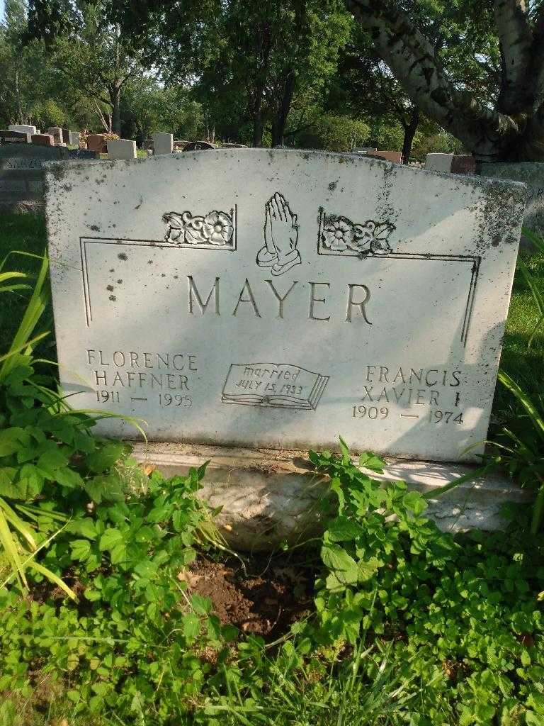 Florence Mayer Haffner's grave. Photo 2