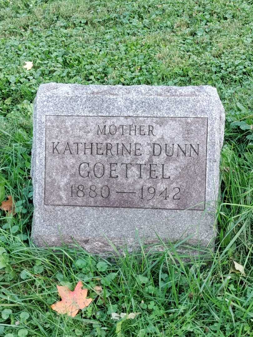 Katherine Dunn Goettel's grave. Photo 4