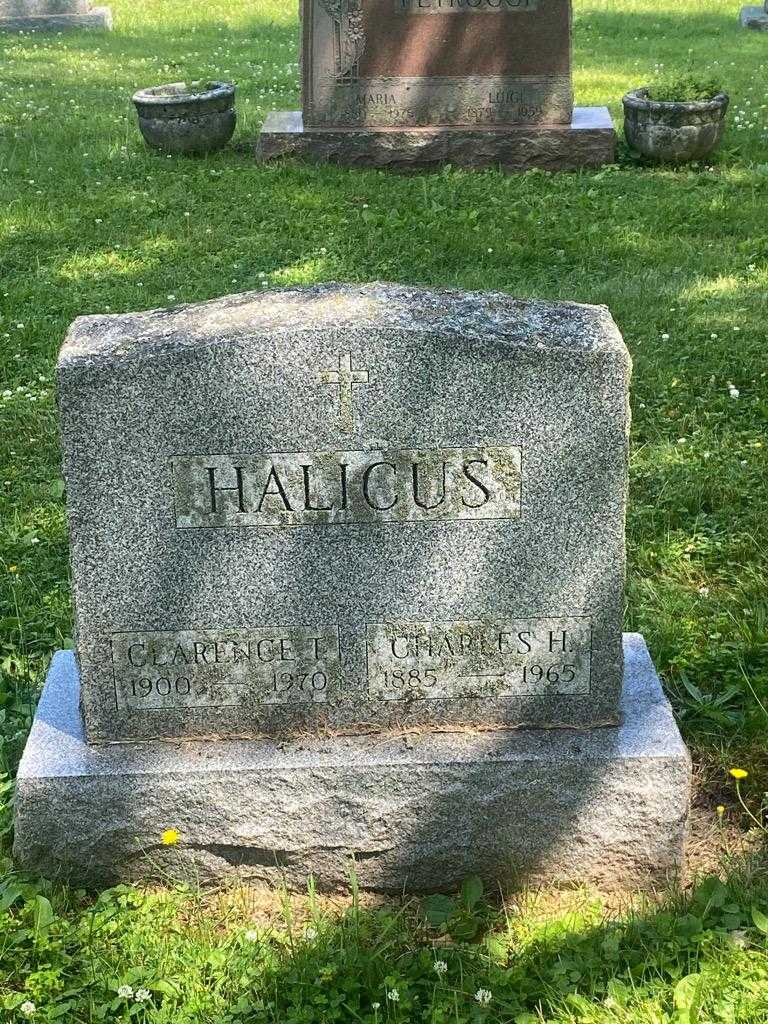Clarence T. Halicus's grave. Photo 3