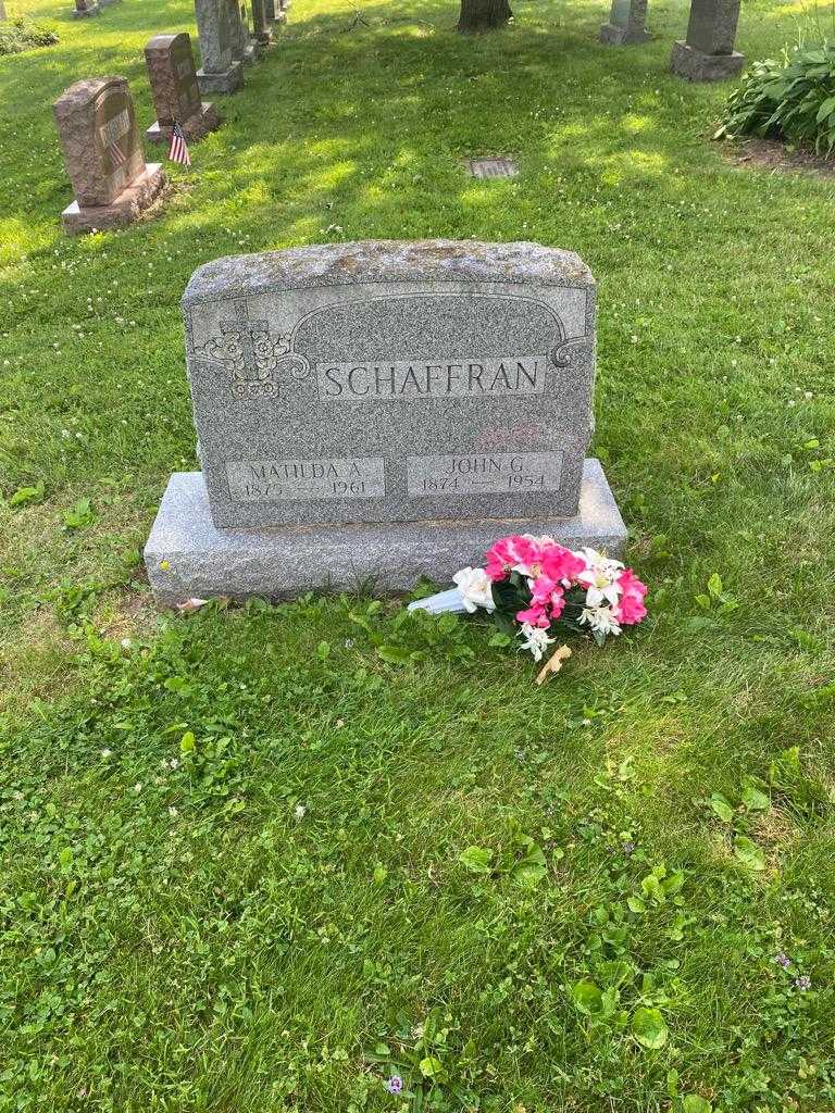 John G. Schaffran's grave. Photo 2