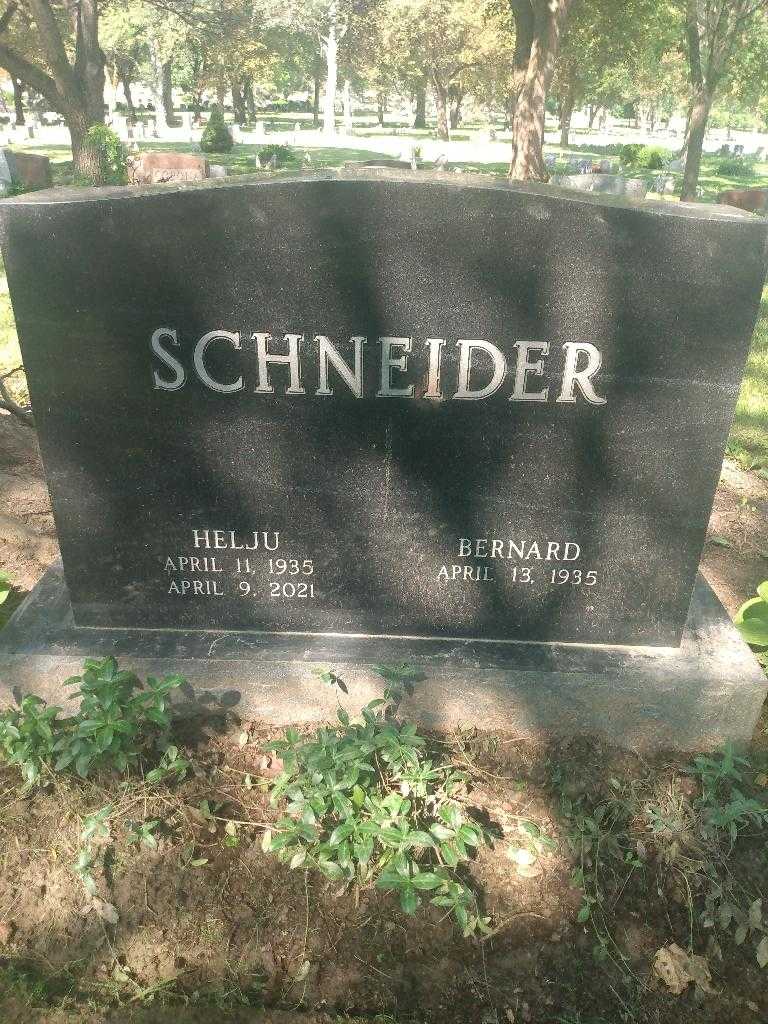 Helju Schneider's grave. Photo 3