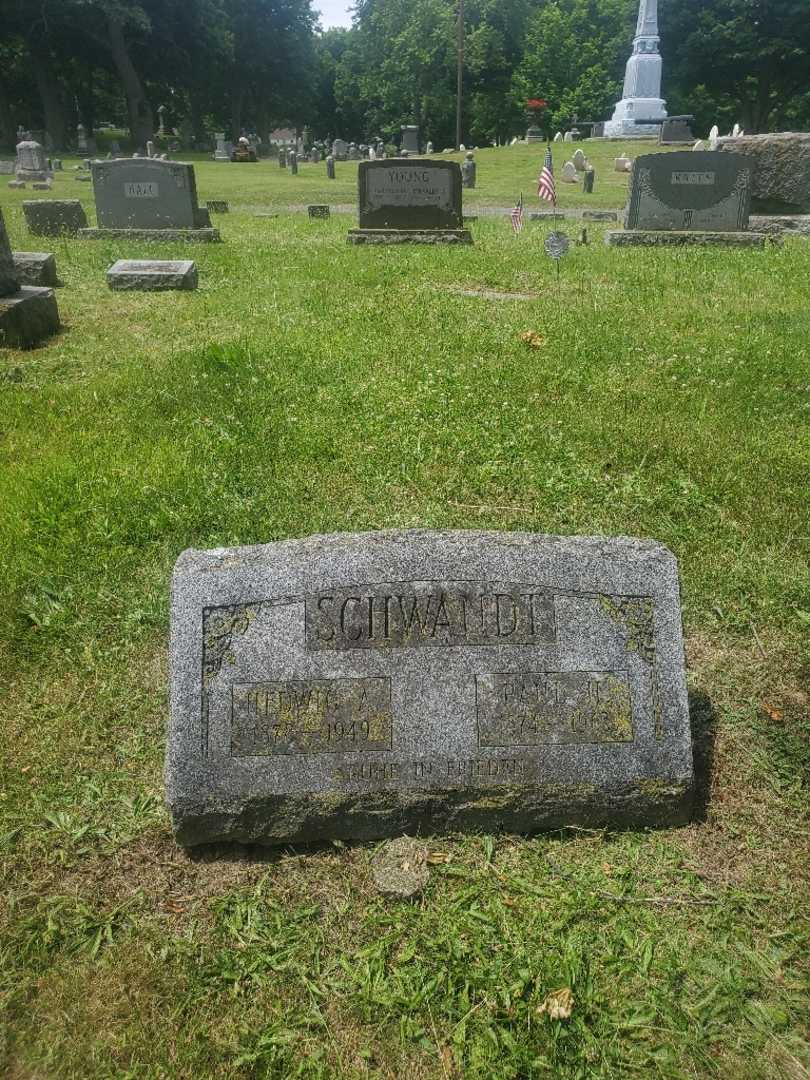 Hedwig A. Schwandt's grave. Photo 2