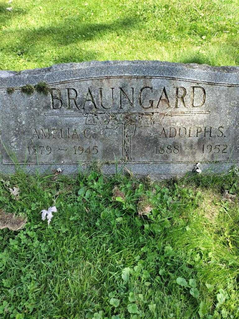 Adolph S. Braungard's grave. Photo 2