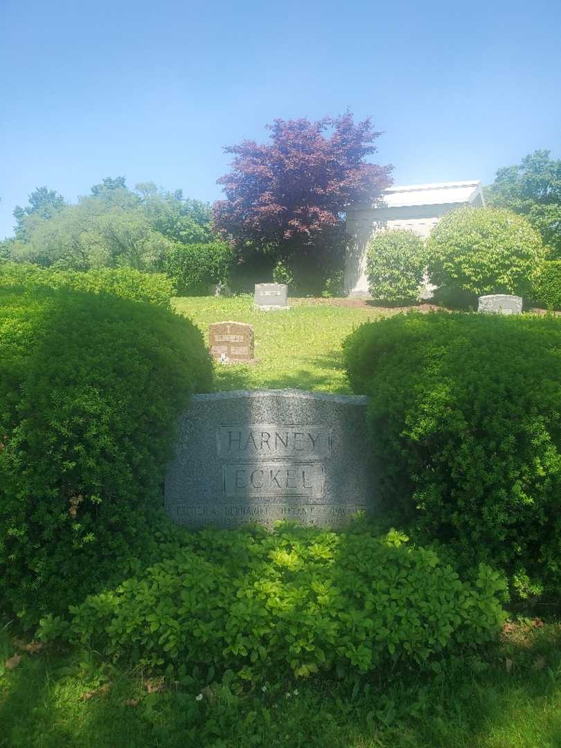 Esther A. Harney's grave. Photo 2