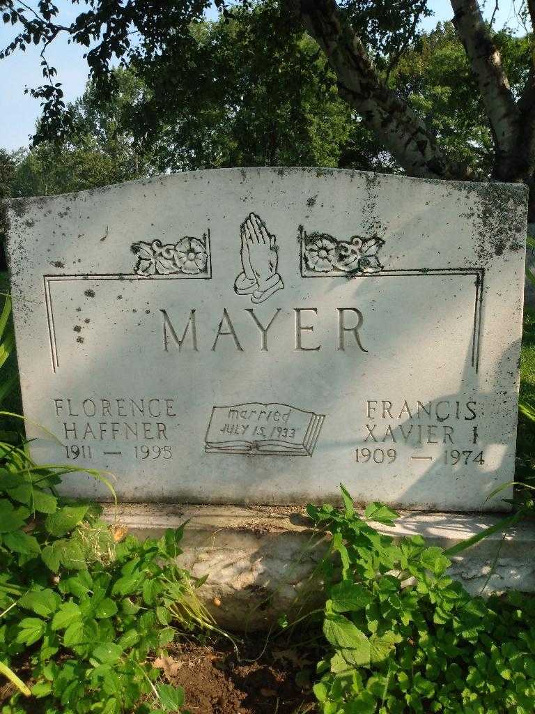 Florence Mayer Haffner's grave. Photo 3