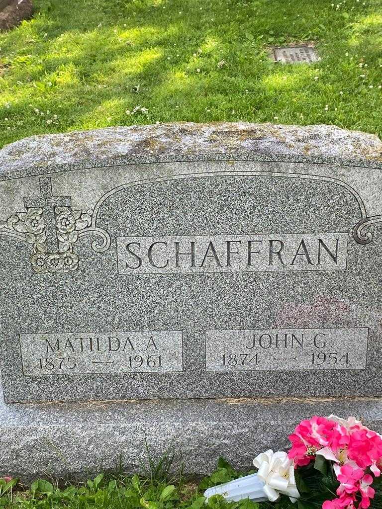 John G. Schaffran's grave. Photo 3