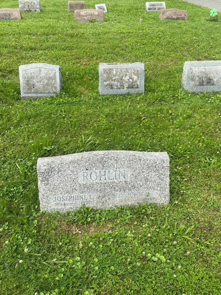 John A. Rohlin's grave. Photo 2