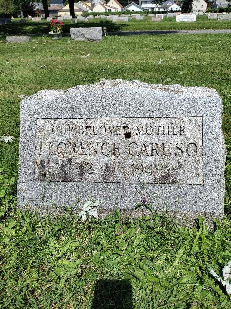 Florence Caruso's grave. Photo 3
