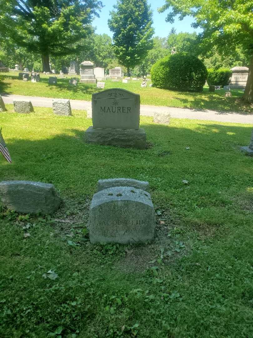 Jacob A. Gehm's grave. Photo 1