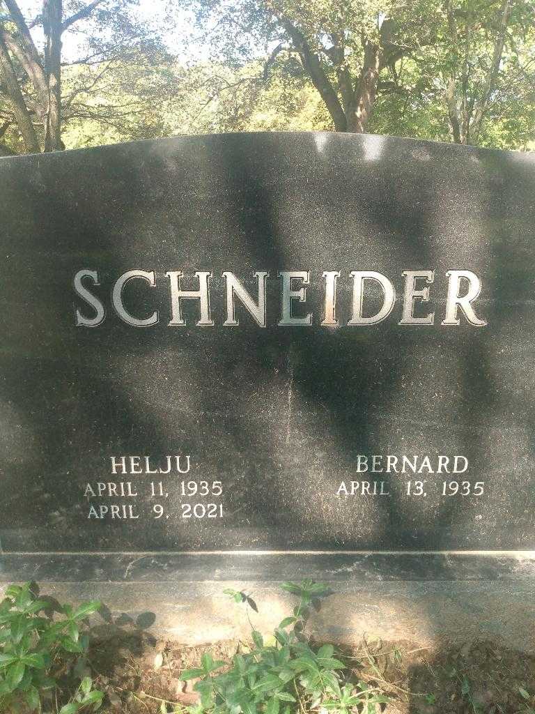 Helju Schneider's grave. Photo 1