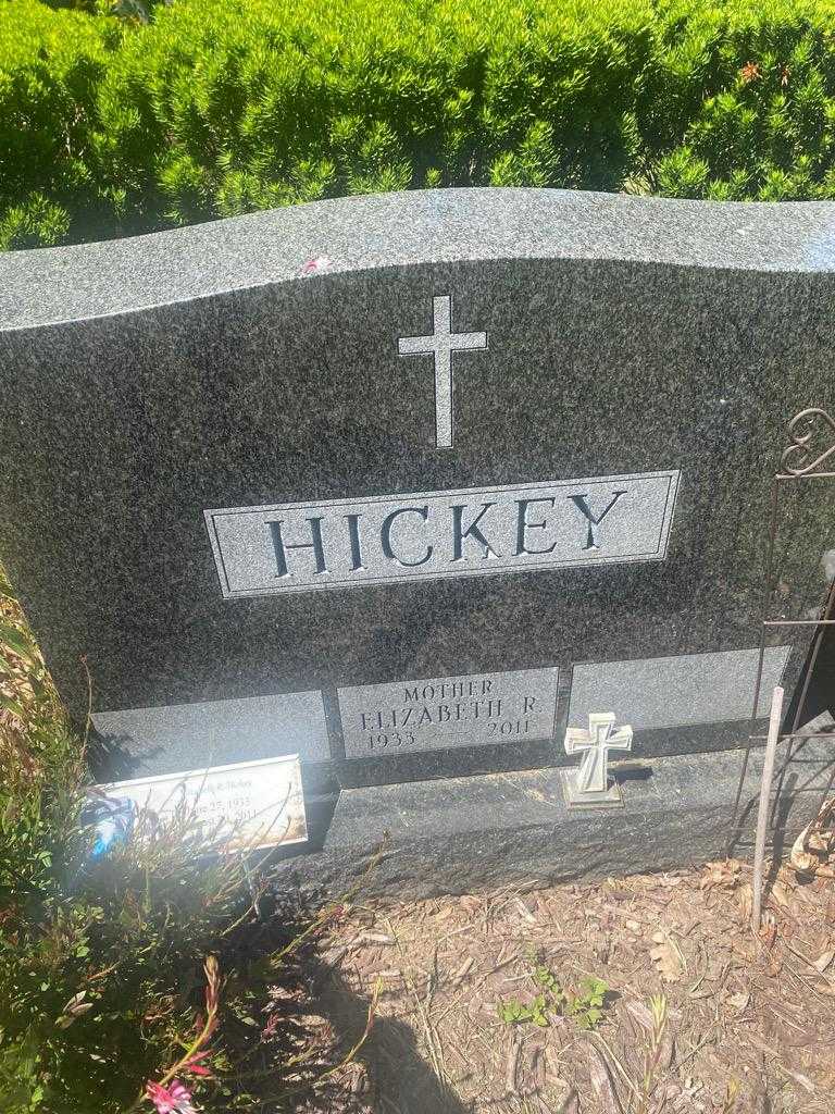 Elizabeth R. Hickey's grave. Photo 1