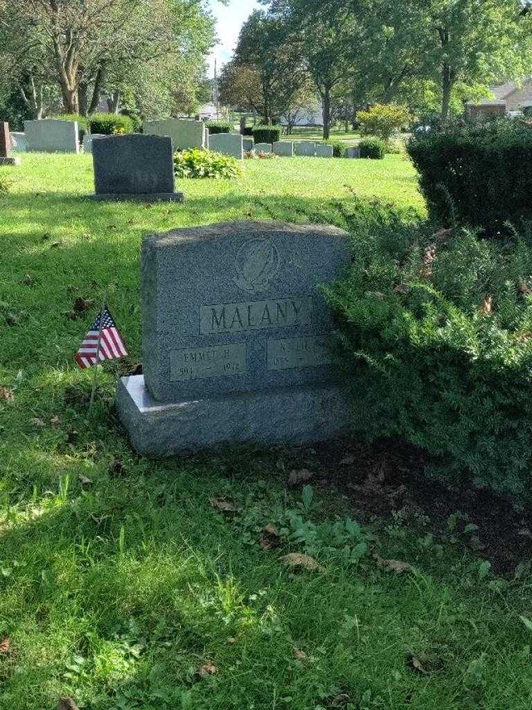 Nellie M Hudson Malany's grave. Photo 4