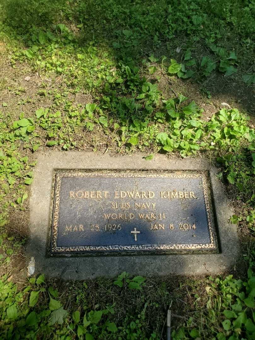 Robert Edward Kimber's grave. Photo 4
