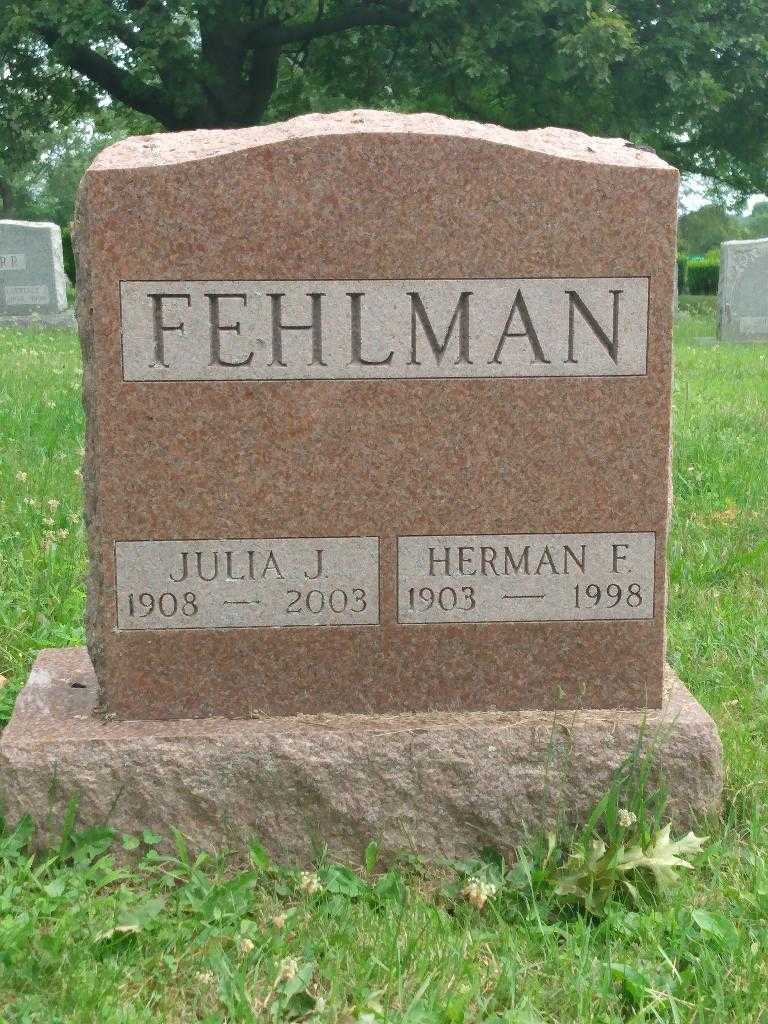 Herman F. Fehlman's grave. Photo 3