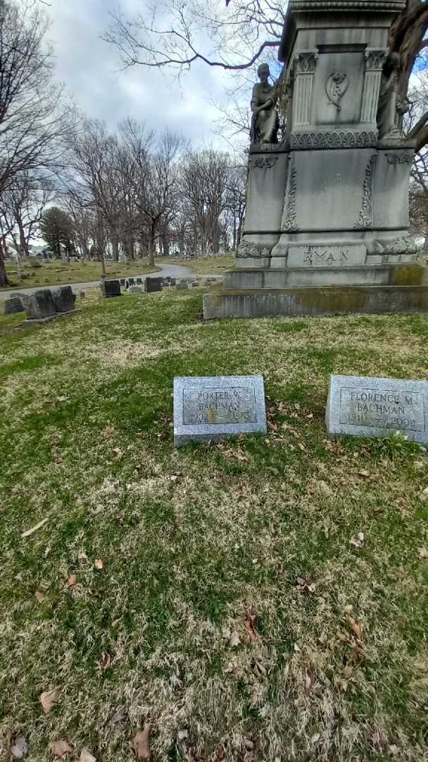 Porter W. Bachman's grave. Photo 15