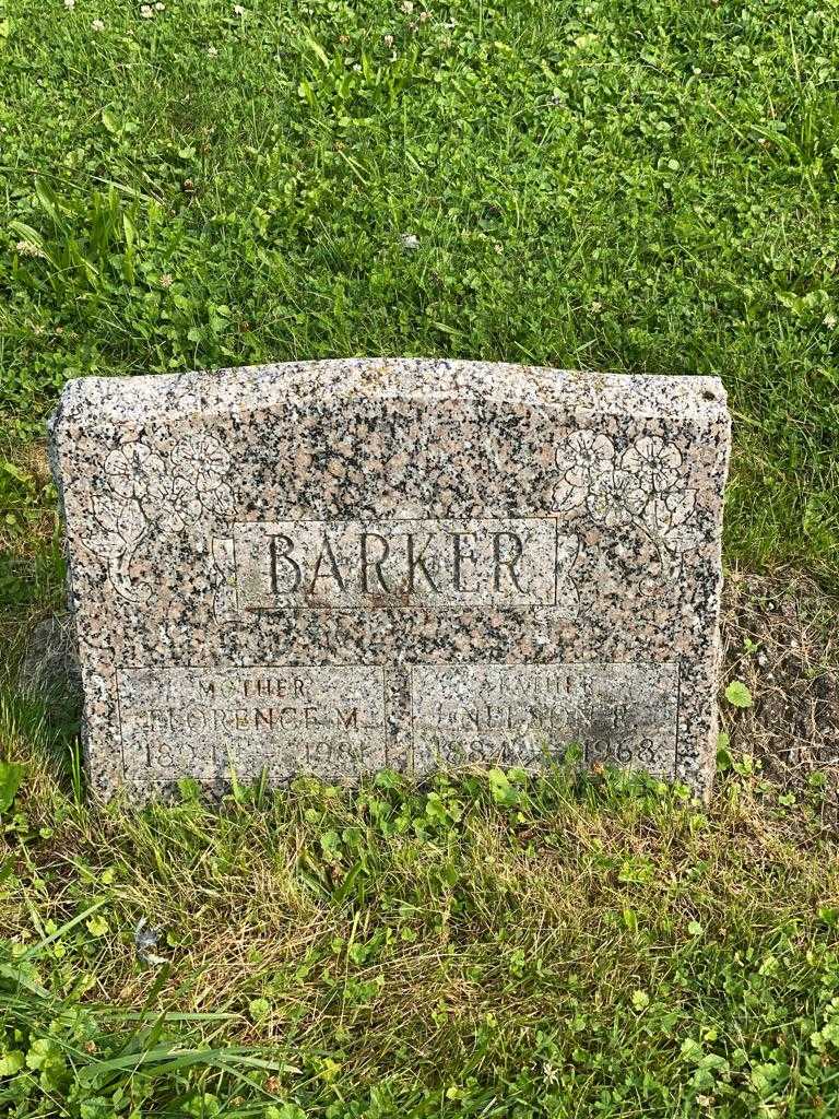 Florence M. Barker's grave. Photo 2