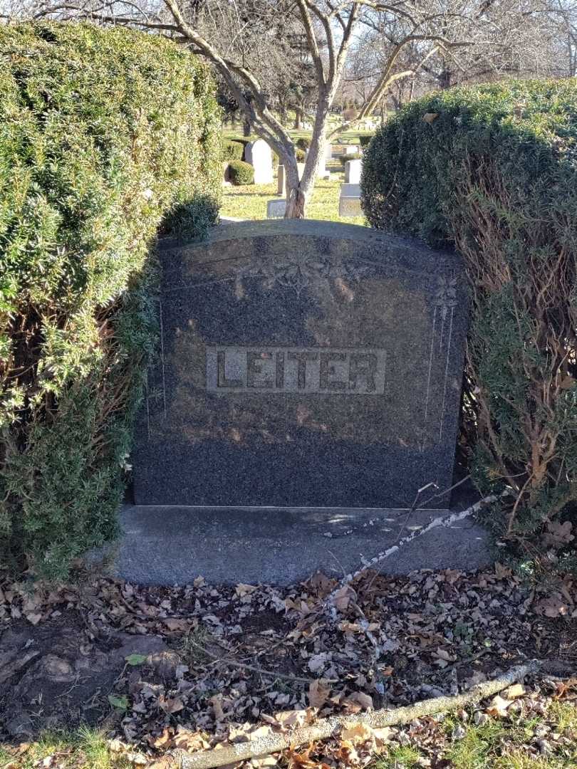 Sidney Leiter's grave. Photo 4