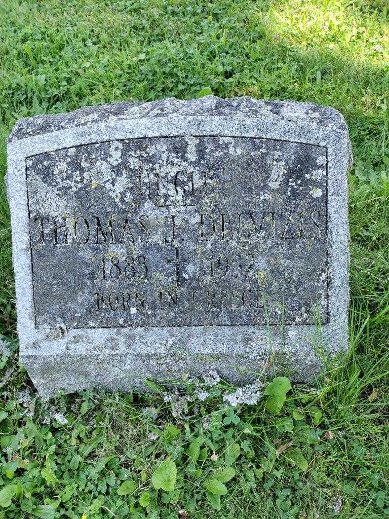 Thomas J. Delvizes's grave. Photo 2