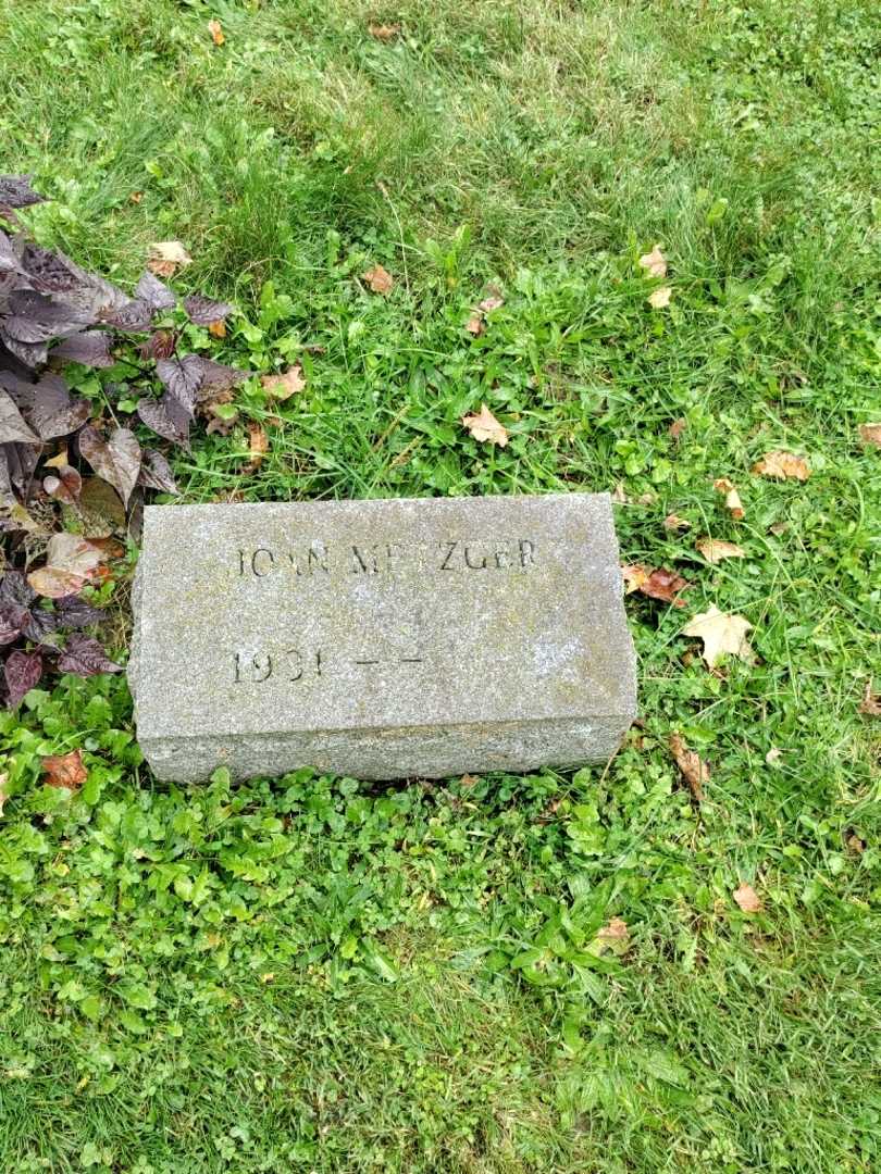 Joan Metzger's grave. Photo 2