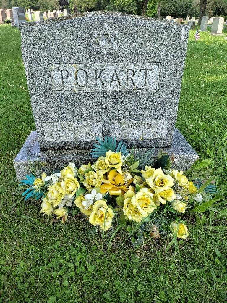 Lucille Pokart's grave. Photo 1