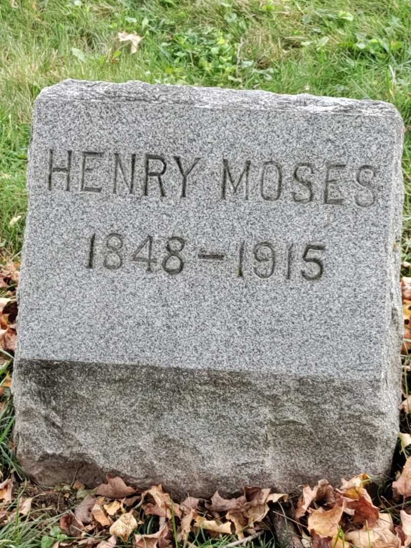 Henry Moses's grave. Photo 3
