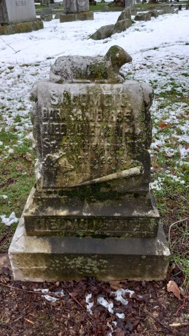 Salome C. Helmstetter's grave. Photo 3