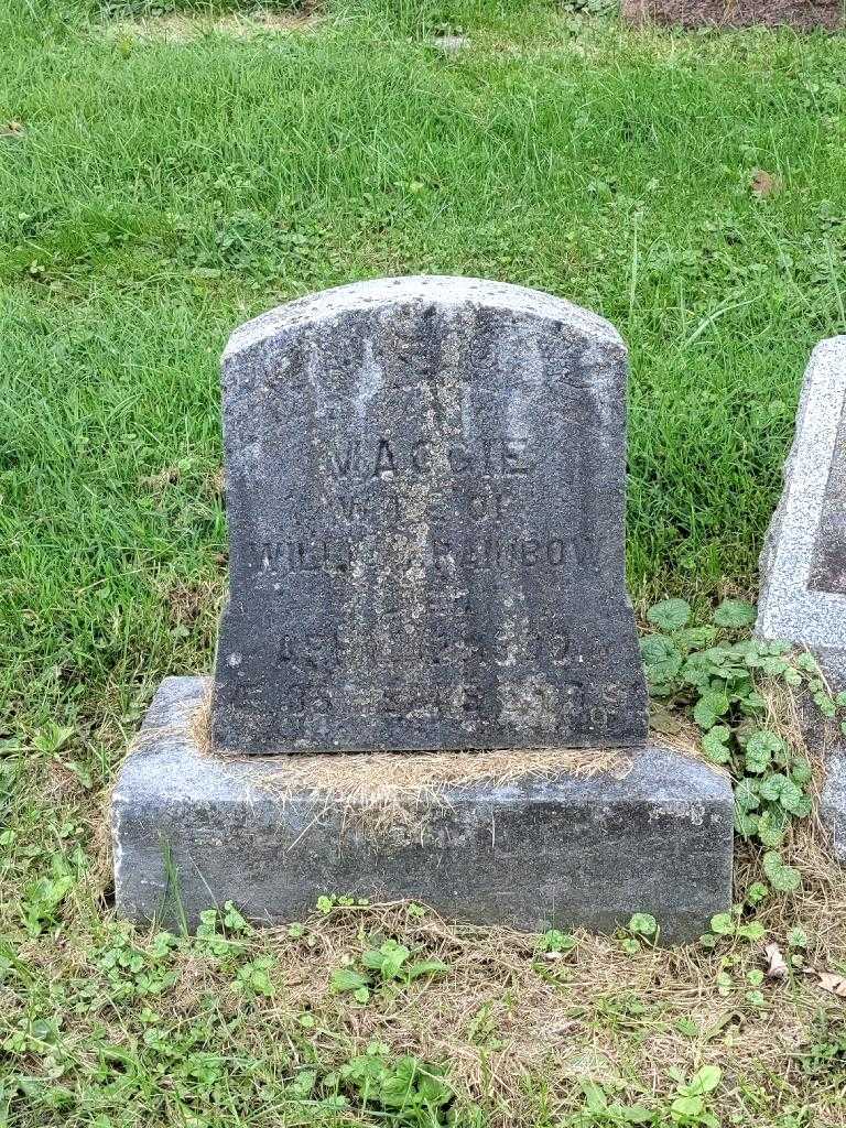 Maggie Rainbow's grave. Photo 3