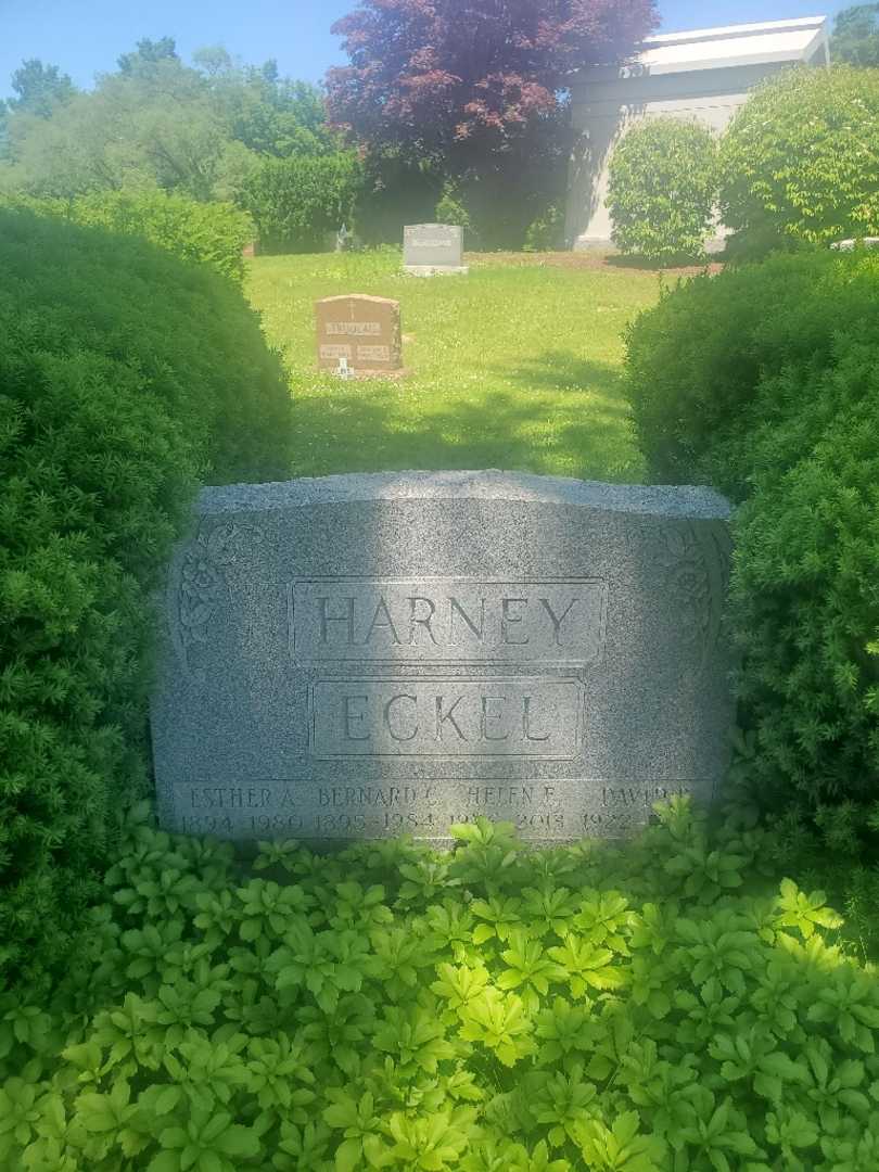 Esther A. Harney's grave. Photo 3