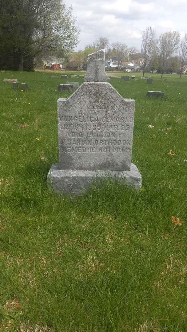 Vangelica G. Marko's grave. Photo 2