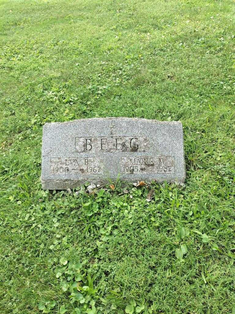 Eva Barbara Beeg's grave. Photo 2
