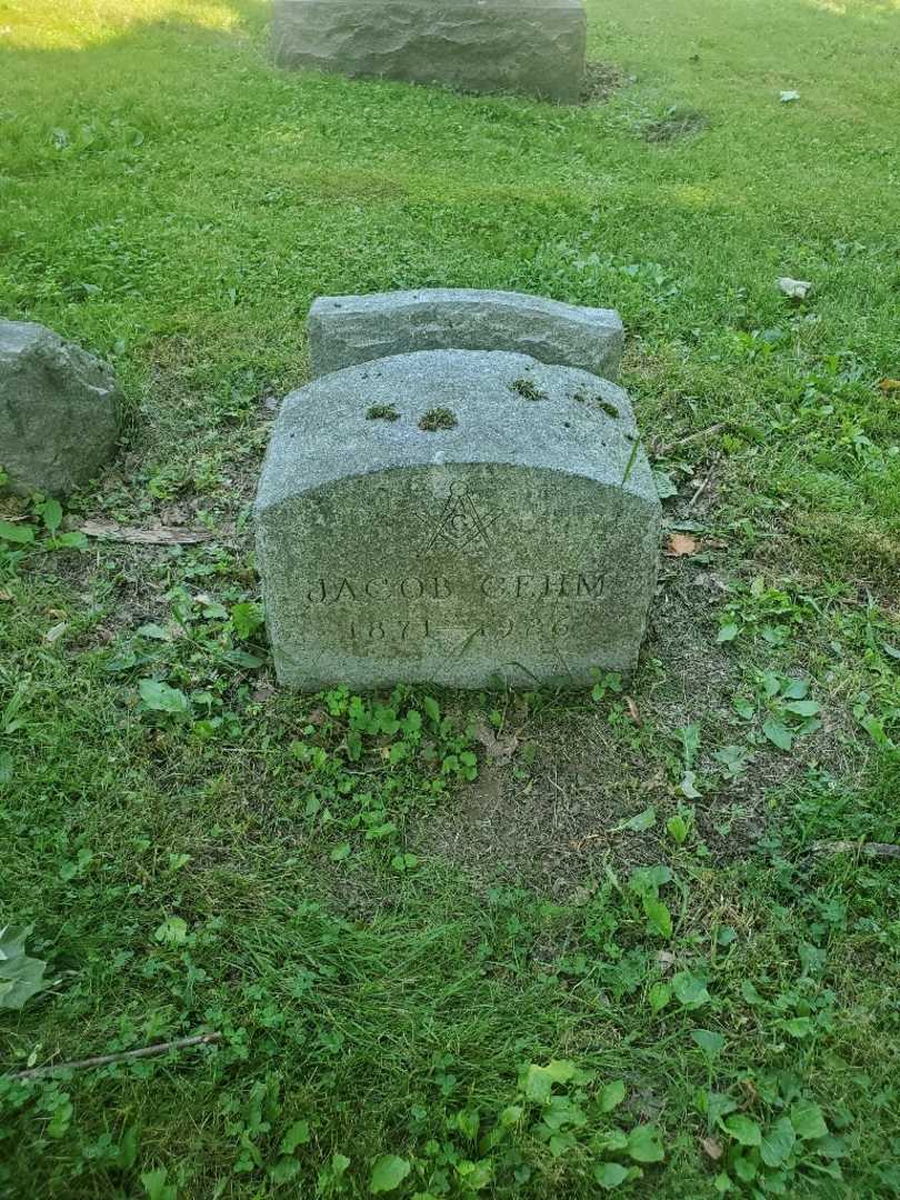 Jacob A. Gehm's grave. Photo 2