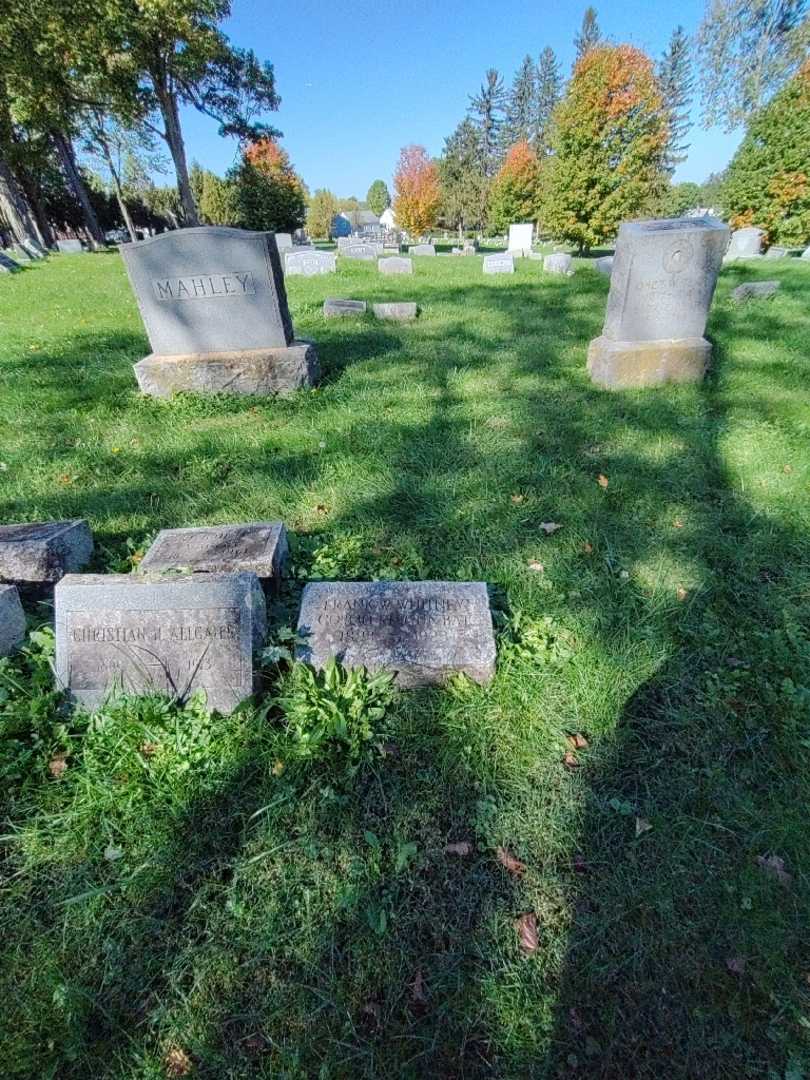Frank W. Whitney's grave. Photo 1
