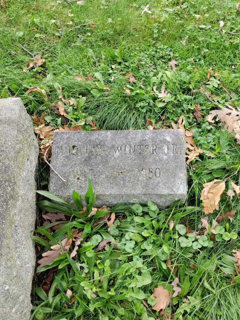 Norman Winter Junior's grave. Photo 2