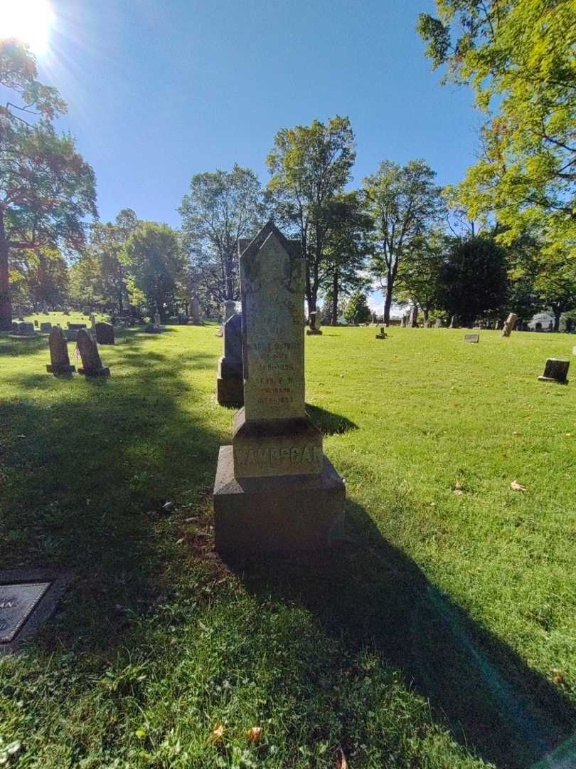 George W. Wambsgan's grave. Photo 1