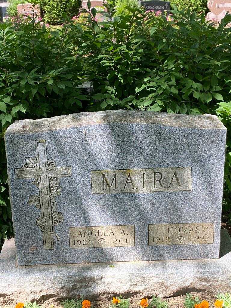 Angela A. Maira's grave. Photo 3
