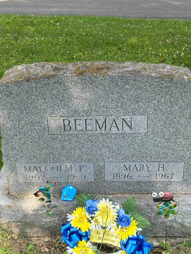 Malcolm P. Beeman's grave. Photo 3