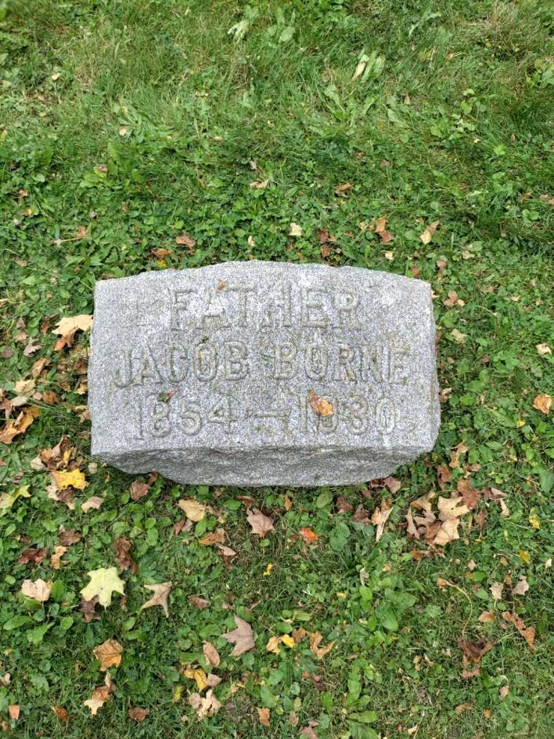 Jacob Borne's grave. Photo 2