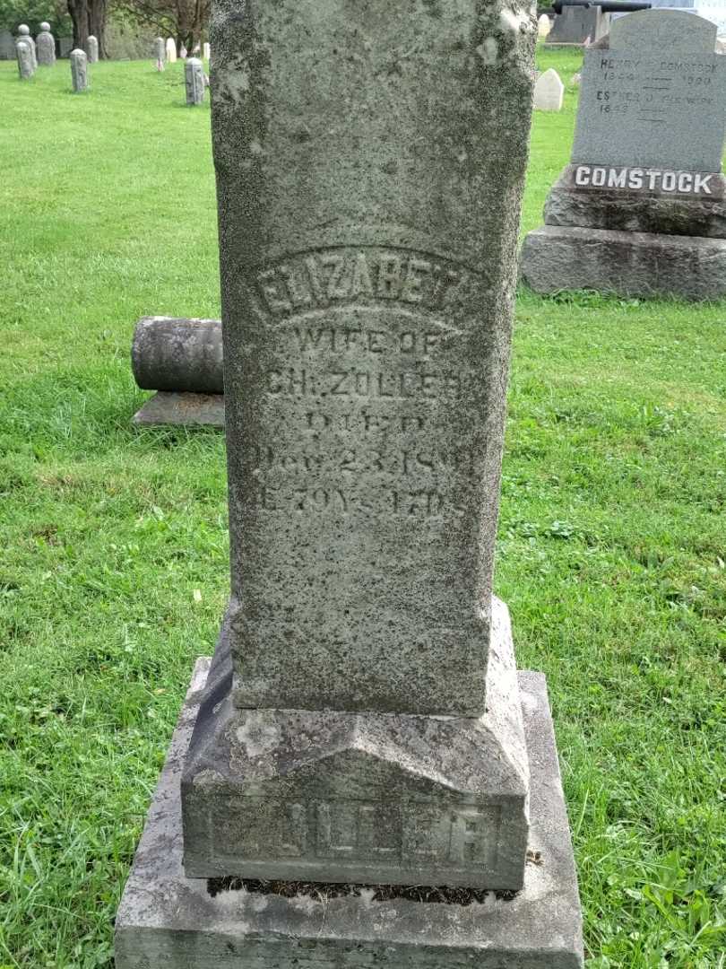 Elizabeth Zoller's grave. Photo 3