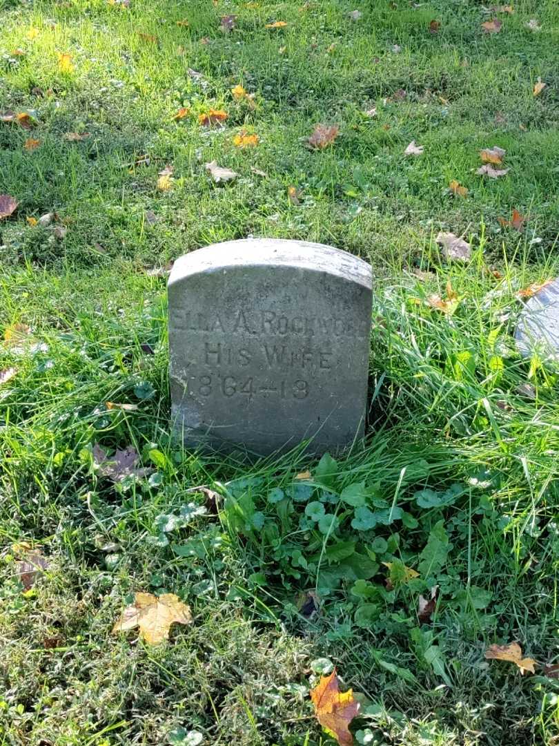 Ella A. Rockwose Paddock's grave. Photo 2