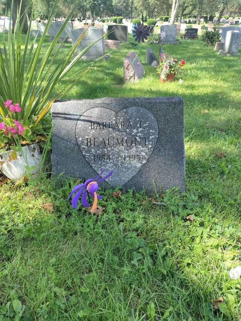 Barbara T. Beaumont's grave. Photo 2
