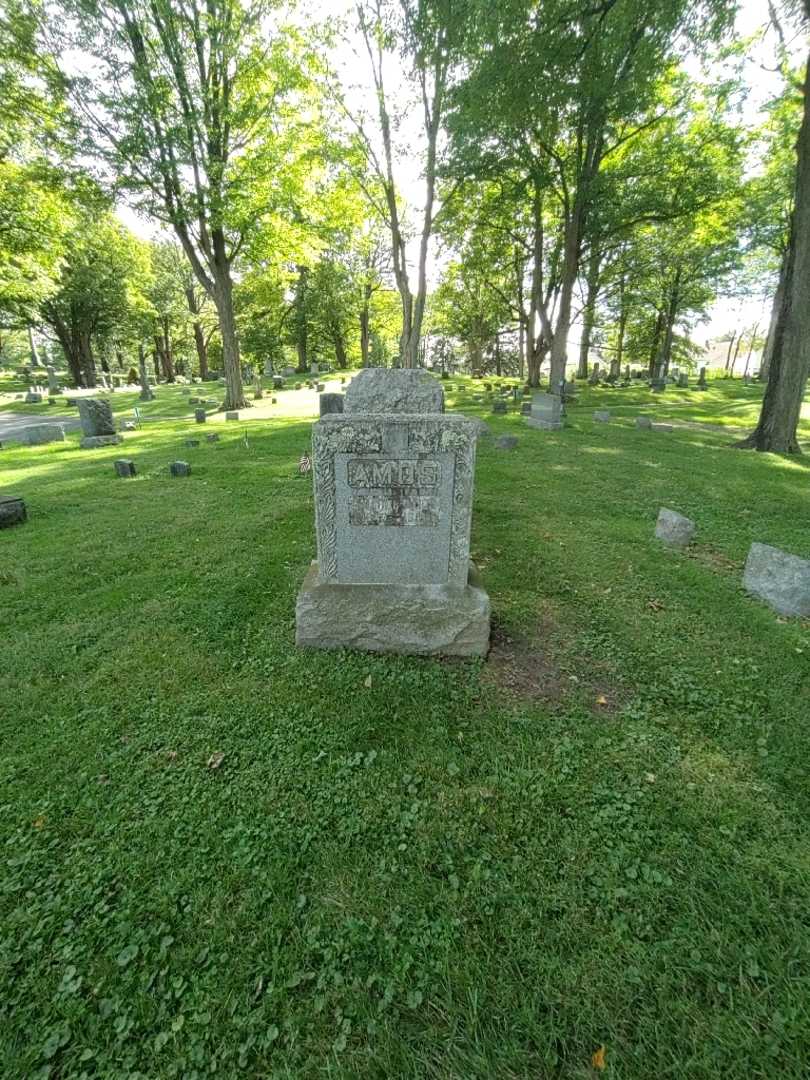 George J. Amos's grave. Photo 1