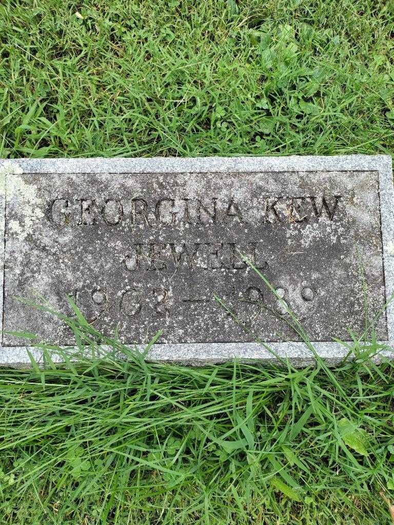 Georgina Kew Jewell's grave. Photo 3
