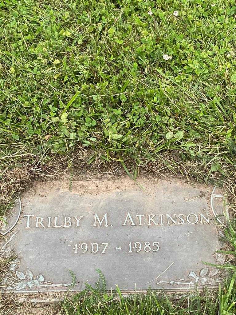 Trilby M. Atkinson's grave. Photo 3