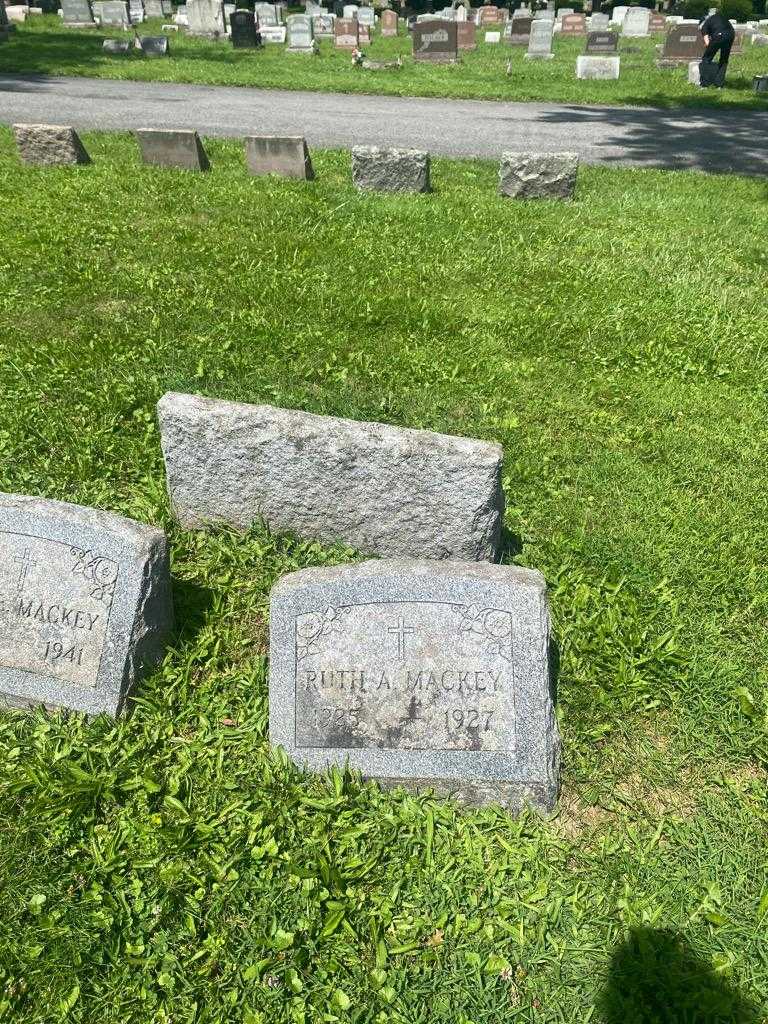 Ruth A. Mackey's grave. Photo 2