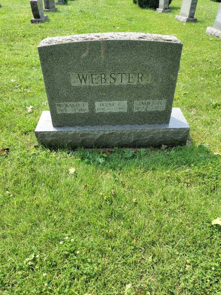 James H. Webster's grave. Photo 1