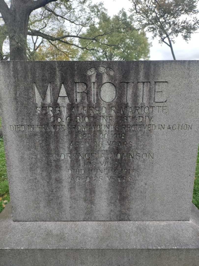 Alfred R. Mariotte's grave. Photo 4