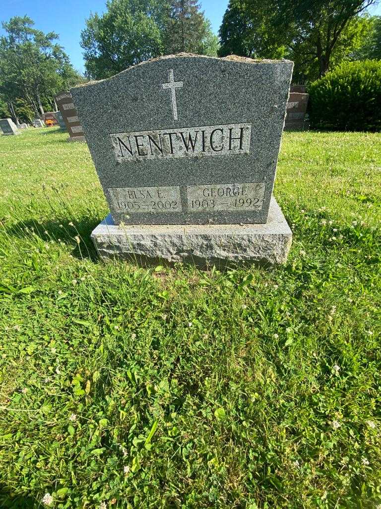 Goerge Nentwich's grave. Photo 1